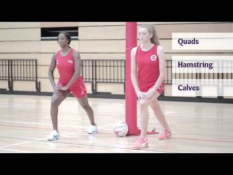 Five essential stretches - The Movelat Netball Academy with the England Netball Team
