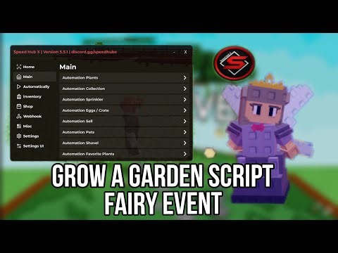 Fairy Event | grow a garden script new event speed hub and afk method