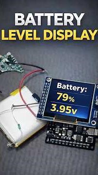 ESP32 Battery Percentage & Voltage on TFT Display | DIY Monitor
