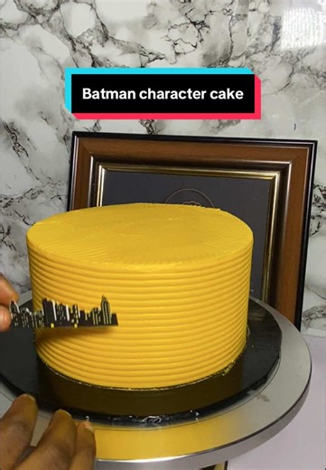Batman Character Cake #tiktok #cake #kiddiescakes #cakedecorating #fyppppppppppppppppppppppp #bryteecakes