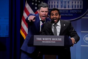 'SNL' cold open skewers 'incompetent' Kash Patel, Aziz Ansari stars