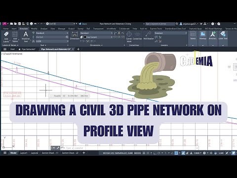 8. Drawing Pipe Networks on Profiles is EASY in AutoCAD!