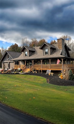 157K views · 6.3K reactions | The Most Beautiful Log Home in Pennsylvania! | Log Homes | Facebook
