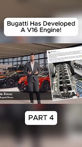Bugatti Has Developed A V16 Engine! | Enginebuildcar1