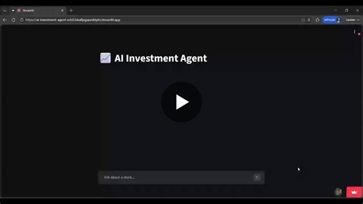 AI Investment Agent: Python Tool for NSE Stock Analysis | Abbiyah Justin posted on the topic | LinkedIn