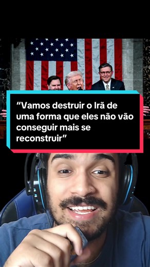“Vamos destruir o Irã de uma forma que eles não vão conseguir mais se reconstruir” #iran #estadosunidos #donaldtrump