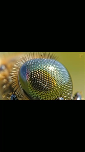 “Honeybee Eye Close-Up 🤯 A World You’ve Never Seen Before!”|@themacrogalaxyscapes