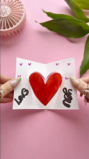 Handmade Paper Card | Easy & Beautiful DIY Gift Idea 💌✨