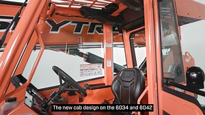 You'll be riding in style in our new SkyTrak® 6034 and 6042. This Walk-Around Wednesday, take a tour of the cab and controls. Then, explore the rest of their upgraded features here: https://bit.ly/3L6LJOz | JLG Industries