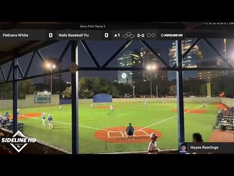 Nails Baseball 11u vs. Pelicans White (2025.10.18)