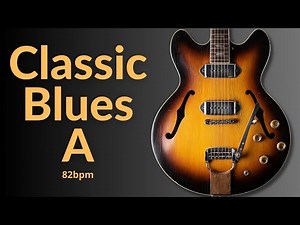 12 Bar Slow Blues Guitar Backing Track in A Major l Jam Session Essentials
