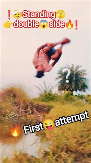 🤫❗standing double side❗📈😜#short🤔#trending🫣#flip😱#double side🔥✅