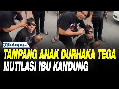 Tampang Anak Durhaka Tega Mutilasi Ibu Kandung di Lahat Lalu Dikubur di Kebun