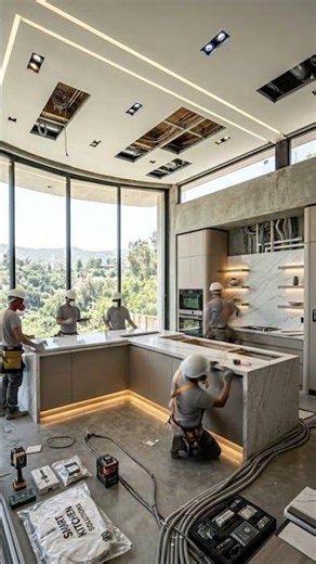 This Kitchen Transformation Is Absolutely Unreal #before&after #renovation #luxury