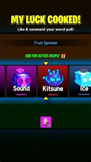 RIP My Double Spin Luck Streak... 🪦 (Blox Fruits) #bloxfruits #roblox