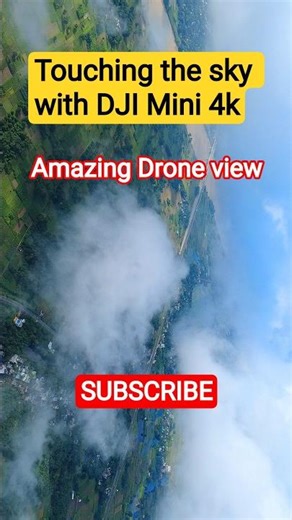🔥Max altitude of dji mini 4k । Touching the sky with DJI Mini 4k #trending #drone #dji