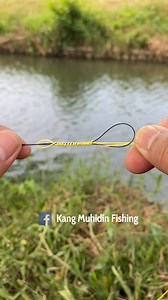 1.2M views · 11K reactions | Strong Smooth Fishing Knot for Braid to Fluorocarbon Leader  #fishing #diy #tutorial #fbyシviral #mancing #fisherman #fypシ゚ #fyp #tutorial Kang Muhidin Fishing | Kang Muhidin Fishing | Facebook