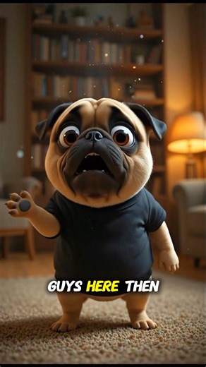 Pug Gets Trolled by a Zombie 🐾 #shorts #pug #cute