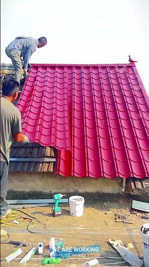 Quick Roofing Method That Saves Time ⏱️🏗️