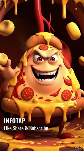 Junk food | Cinematic Health Showdown | 3D Animated Food Characters