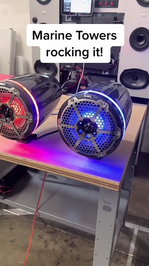 If you want to be the loudest in the #water or at the #desert than look no further! ———————————- These @ds18_official_ “8” #towerspeakers look and sound #awesome! ———————————- •550 watts •#rgb lighting •clamp mounting system •for #offroad or #marine use Comes in white, black and carbon fiber finish. ———————————— #boat #atv #marineaudio #canam #sidebyside #ip65 #waterresistant #carbonfiber ———————————— Don’t miss future post! —👉follow @big5electronics for more content like this. — 👉 follow us o