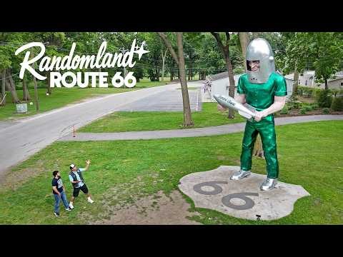The Gemini Giant Is Back! Route 66 Illinois Road Trip