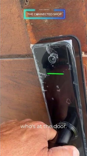 This swing door features our Smart Door Lock Pro in action. 🔐