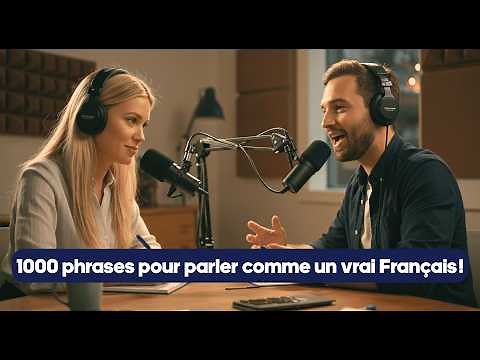 1000 phrases – Vidéo la + complète de YouTube pour apprendre et parler français |Podcast Masterclass