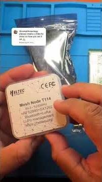 Full walk thru and setup of the meshology Heltec T114 on my YT 🤙🏾