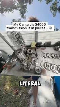 MY CAMARO’S $4000 TRANSMISSION IS IN PIECES… #SHORTS