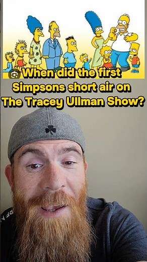 Simpsons! When did the first Simpsons short air on The Tracey Ullman Show? #90s #cartoons #simpsons