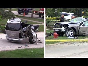 4 dead after terrible accident that splits car in half