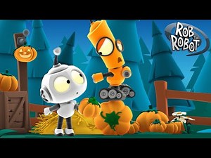Perfect Halloween Pumpkin | Rob the Robot | Educational Videos for Kids | Robot Cartoons