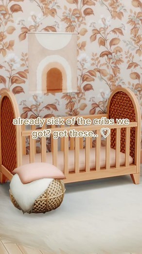 Sims 4 Baby Shower Crib Ideas | Nursery Updates Sims 4 Mod