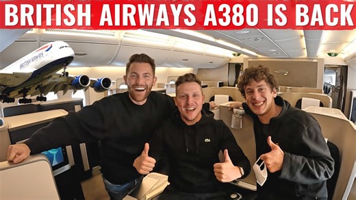 British Airways A380 - the super jumbo is back!