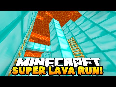 Minecraft SUPER LAVA RUN PARKOUR! (Race Against Lava!) w/PrestonPlayz & MrWoofless