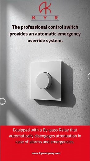 FBT Sound System Control: TL60-RE 60W Attenuator with Emergency Override | KYR Company