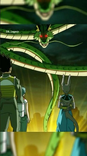 Shenron Meets Beerus again. #dragonball #youtubeshorts #beerus #shenron #whis #goku #vegeta #bulma