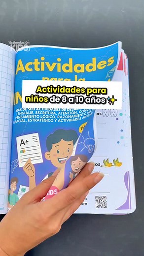 Actividades para niños de 8 a 10 años🌟 Me aseguro de estimular su: ✅ Razonamiento matemático ✅ Lenguaje y escritura ✅ Atención y concentración ✅ Pensamiento lógico ✅ Creatividad Así me aseguro que comprenda todo lo que le enseñan en la escuela y evito dificultades en su aprendizaje 🤗 Comenta INFO para mas información❤️❤️ #estimulacioncognitiva #actividadesencasa #maestraprimaria #primaria #mama #matematicas #razonamientomatematico | Estimulación Kids Oficial
