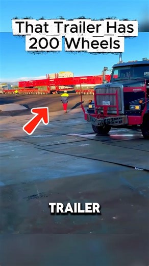 No Way This 200-Wheel Trailer Fits 😱