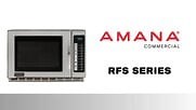 Amana Commercial RFS Series Microwaves Overview Video | WebstaurantStore
