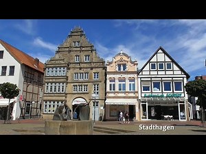 GERMANY historic center of Stadthagen (Niedersachsen)