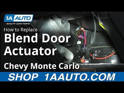 How to Replace Blend Door Actuator 00-03 Chevy Monte Carlo