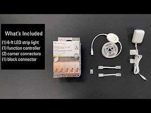 How to Install and Operate the AC1358-CCT-06LF0 Selectable White Light Tape Light