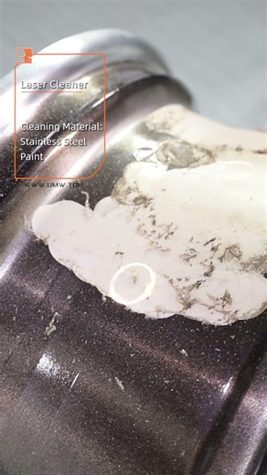Removing Paint from Stainless Steel - Handheld Laser Cleaning Machine