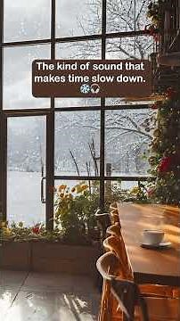 Soft winter jazz that slows time and settles your whole mind. ❄️🎧 #jazzmusic #jazzcafe