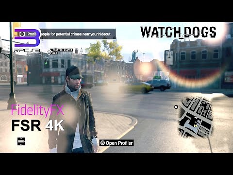 Watch Dogs | RPCS3 v0.0.18-12775 | 4K FSR Upscale 60FPS Unlock Framerate PS3 PC Testing