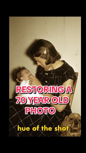 Restoring a 70 Year Old Photo | Vintage Film Restoration