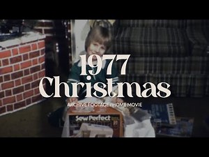 Archive footage of the 1970s, Christmas home movie film