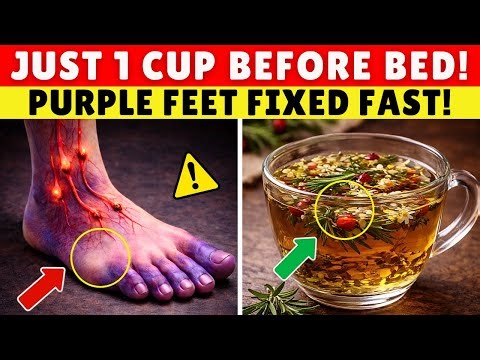 Purple Feet After 60: Just 1 Cup Daily Restores Color in 48 Hours